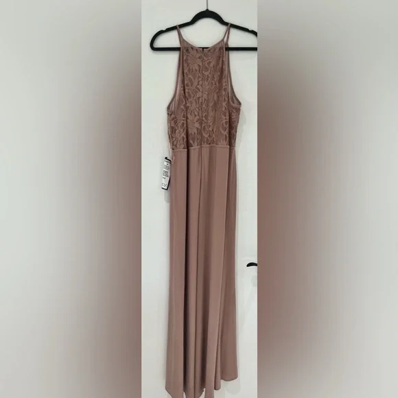 Morgan and co. Dress in beige size 20W. - Picture 4 of 6